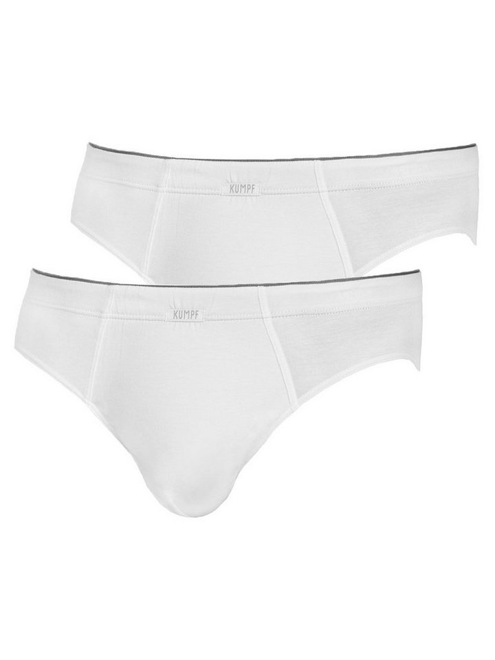 KUMPF Slip 2er Sparpack Herren Slip Single Jersey (Spar-Set, 2-St) Materialmix von KUMPF