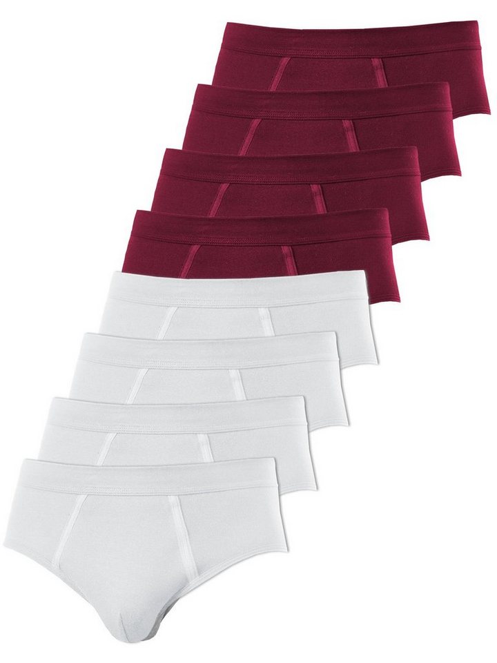 KUMPF Slip 8er Sparpack Herren Slip Bio Cotton (Spar-Set, 8-St) mit eingriff von KUMPF