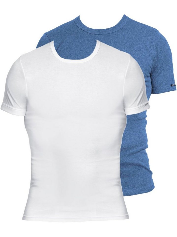 KUMPF Unterziehshirt 2er Sparpack Herren T-Shirt Bio Cotton (Spar-Set, 2-St) hohe Markenqualität von KUMPF