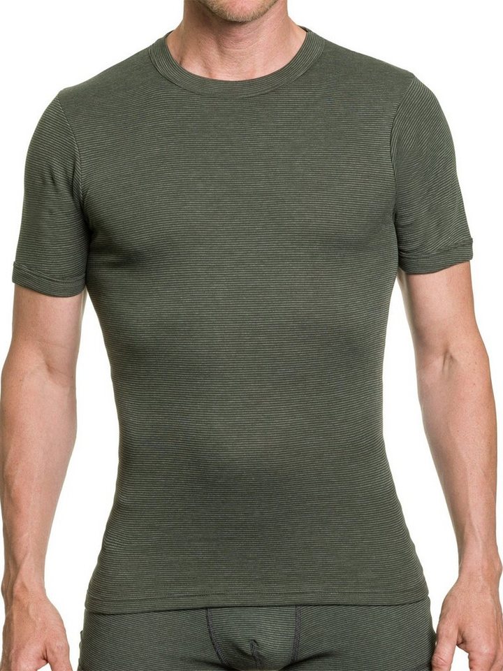 KUMPF Unterziehshirt Herren T-Shirt 1/2 Arm Klimaflausch (Stück, 1-St) Materialmix von KUMPF