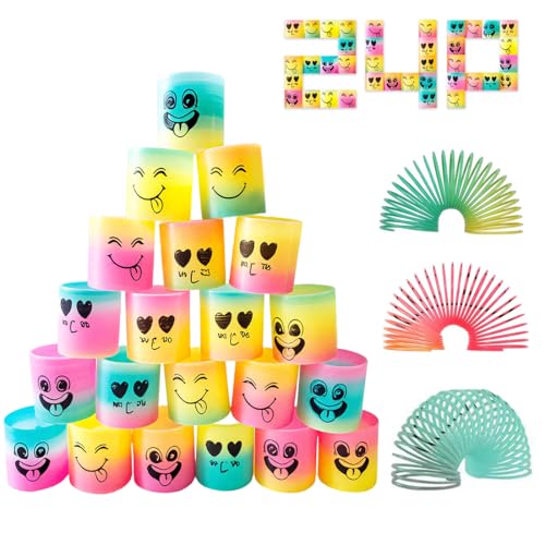 KUMSODE 24 Stück Party Mitgebsel Regenbogen Spielzeug Kindergeburtstag Gastgeschenke Kleine Mitbringsel für Kinder von KUMSODE