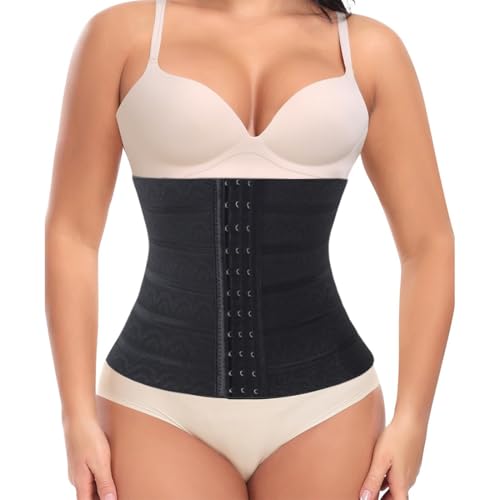 KUMSODE Damen Bauchweg Taillenformer, Bauchweggürtel Fitnessgürtel Body Shaper Schwitzgürtel Taillenmieder Verstellbarer Gürtel Tummy Control Belt von KUMSODE