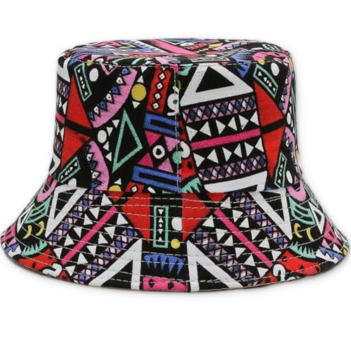KUMSODE Damen Herren Fischerhüte Bucket Hat Retro 80er 90er Jahre Stil Modische Fischerhut Unisex Reversibel Anglerhut Sonnenhut von KUMSODE