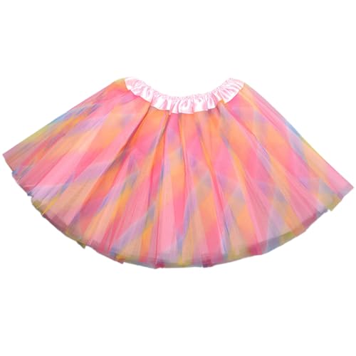 KUMSODE Mädchen Röcke Tanz Rock Tulle Tutu Prinzessin Baby Kinder Rock Paillette Ballett Skirt 2-8 Jahre von KUMSODE