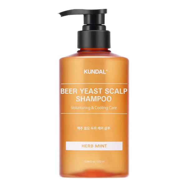 KUNDAL - Beer Yeast Scalp Shampoo - 500ml - Herb Mint von KUNDAL