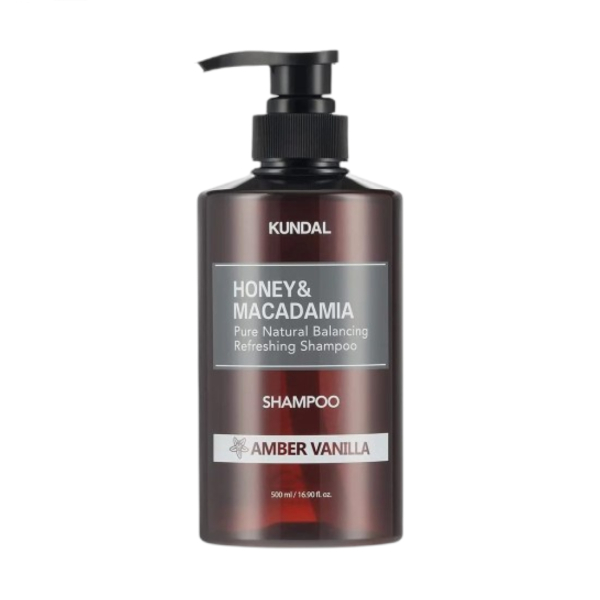 KUNDAL - Honey & Macadamia Nature Shampoo - 500ml - Amber Vanilla von KUNDAL