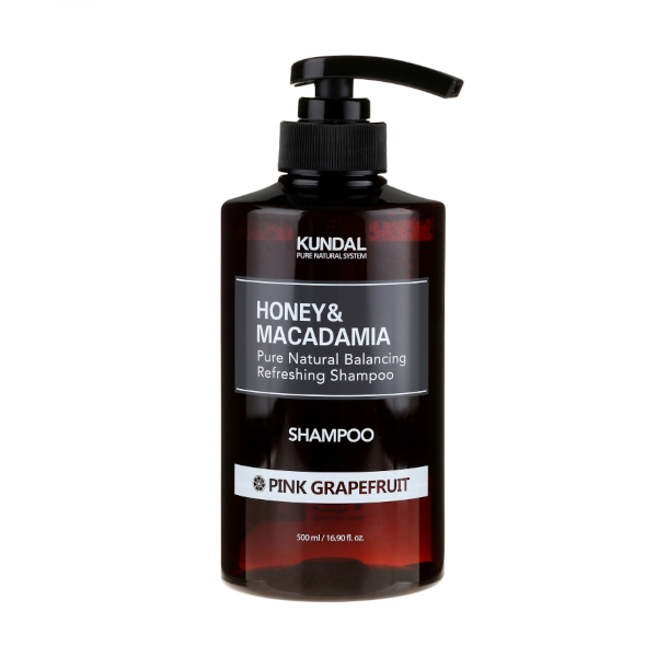 KUNDAL - Honey & Macadamia Nature Shampoo - 500ml - Pink Grapefruit von KUNDAL