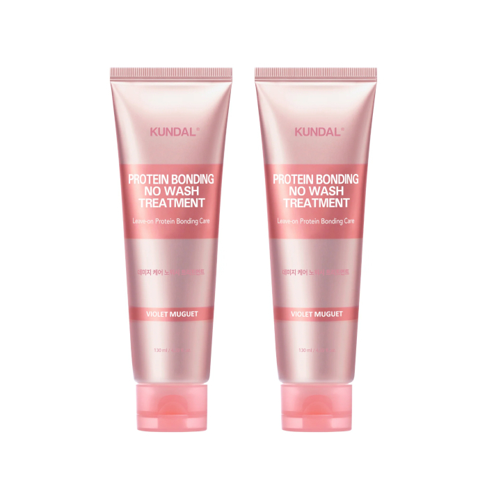 KUNDAL - Protein Bonding Care No Wash Treatment - Violet Muguet - 130ml DUO Set von KUNDAL