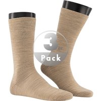 KUNERT Men Herren Socken beige Merinowolle unifarben von KUNERT Men