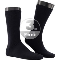 KUNERT Men Herren Socken blau Merinowolle unifarben von KUNERT Men