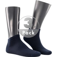 KUNERT Men Herren Sneakersocken blau Mikrofaser unifarben von KUNERT Men