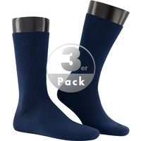 KUNERT Men Herren Socken blau Mikrofaser unifarben von KUNERT Men