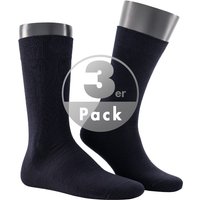 KUNERT Men Herren Socken blau Schur-Wolle unifarben von KUNERT Men