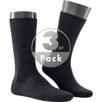 KUNERT Men Herren Socken grau Schur-Wolle unifarben von KUNERT Men