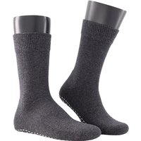 KUNERT Men Herren Socken grau Schur-Wolle unifarben von KUNERT Men