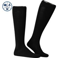 KUNERT Men Herren Kniestrümpfe schwarz Baumwolle & Mix unifarben von KUNERT Men