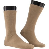 KUNERT Men Herren Socken beige Baumwolle unifarben von KUNERT Men