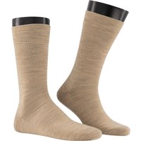 KUNERT Men Herren Socken beige Merinowolle unifarben von KUNERT Men