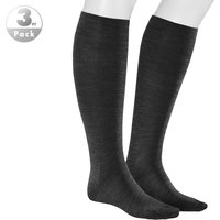 KUNERT Men Herren Socken grau Baumwolle & Mix unifarben von KUNERT Men