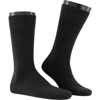 KUNERT Men Herren Socken grau Merinowolle unifarben von KUNERT Men