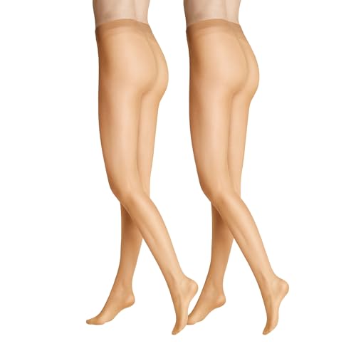 Hudson Damen Strumpfhosen Simply 20 2-Pack transparent matt Make-up 0019 40-42 von Hudson