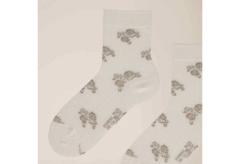 KUNERT Basicsocken Ajour Flowers (1-Paar) Socken mit Blumen-Muster von KUNERT