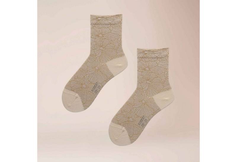 KUNERT Basicsocken Allover Love (1-Paar) Socken mit Blumenmuster aus Glanzgarn von KUNERT