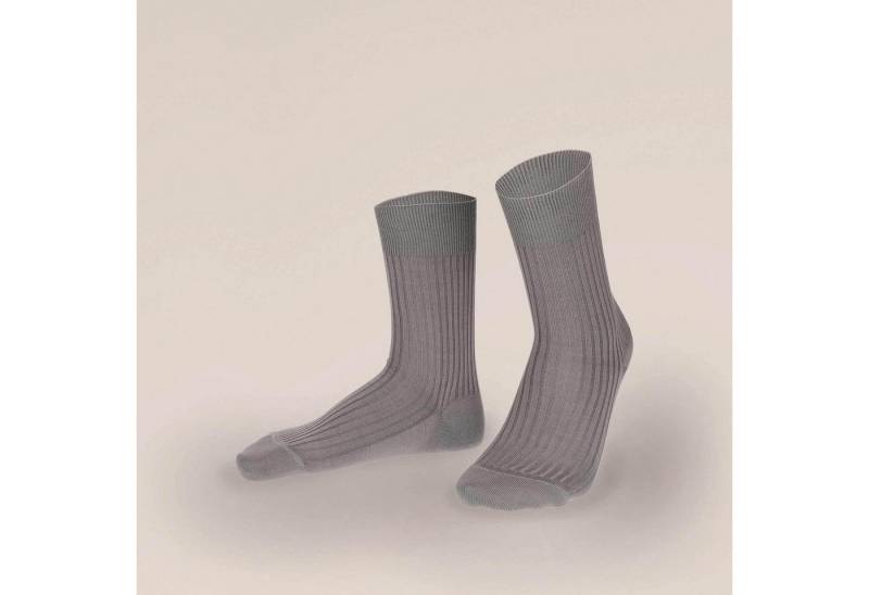 KUNERT Basicsocken Festive Rib (1-Paar) Herren Socken mit Rippstruktur von KUNERT
