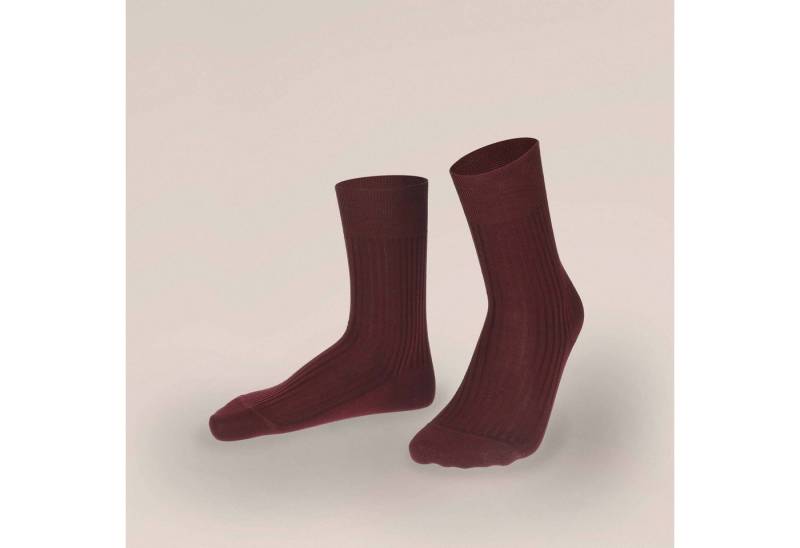 KUNERT Basicsocken Festive Rib (1-Paar) Herren Socken mit Rippstruktur von KUNERT