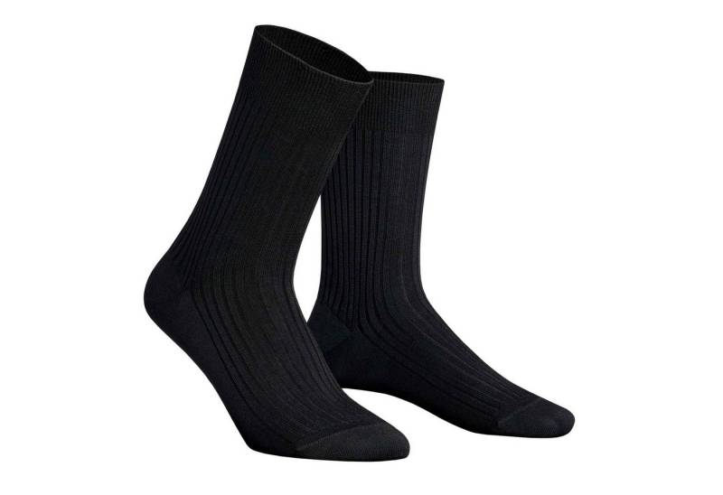 KUNERT Basicsocken Festive Rib (1-Paar) Herren Socken mit Rippstruktur von KUNERT