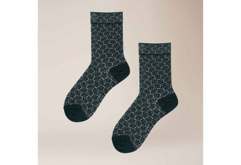 KUNERT Basicsocken Ornamental Citynight (1-Paar) Söckchen mit floralem Muster von KUNERT