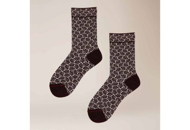 KUNERT Basicsocken Ornamental Citynight (1-Paar) Söckchen mit floralem Muster von KUNERT