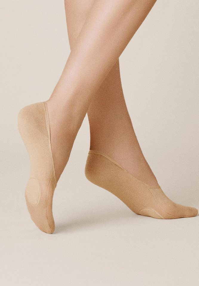 KUNERT Basicsocken Sensual Cotton (1-Paar) Füsslinge in weicher Feinstrickqualität mit weitem Fußausschnitt von KUNERT