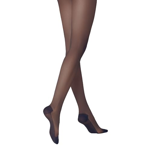 KUNERT Cotton Sole Strumpfhose atmungsaktiv, transparente Feinstrumpfhose Damen 20 den Optik matt, Nylonstrumpfhose (blau), Menge: 1 Stück, 42 (Herstellergröße: 42/44) von KUNERT