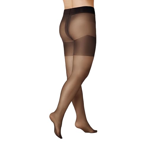 KUNERT Damen Strumpfhose Fresh Up Curvy 20 klimaregulierend 20 DEN Carbon 3420 48/50 von KUNERT