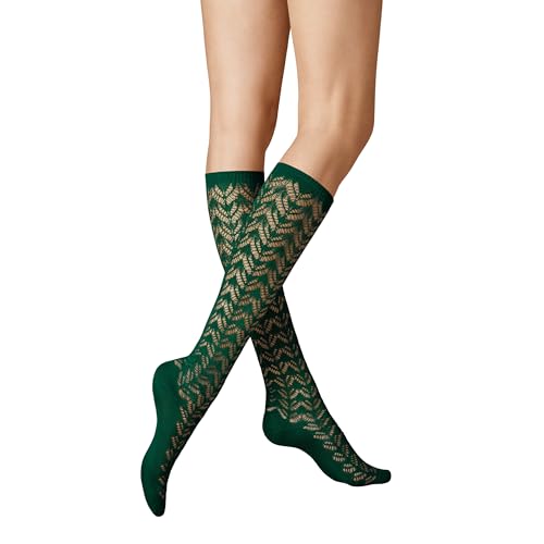 KUNERT Damen Kniestrümpfe Ajour Fashion Tanne 1544 39-42 KUNERT Damen Kniestrümpfe Ajour Fashion Tanne 1544 39-42 von KUNERT