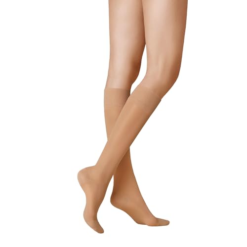 KUNERT Damen Kniestrümpfe Fly&Care® 40 effektive Stützwirkung Klasse III 40 DEN tan 1003 35-38 von KUNERT