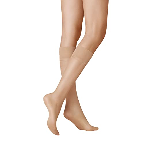 KUNERT Damen Kniestrümpfe Fresh Up 10 kühlend 10 DEN Teint 3520 35/38 von KUNERT