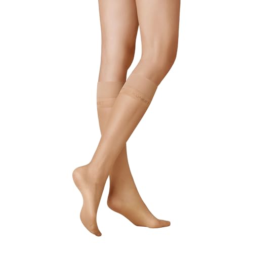 KUNERT Damen Kniestrümpfe Perfect Shine 15 Candy 0250 39-42 von KUNERT