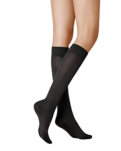 KUNERT Damen Kniestrümpfe Warm Up 60 Wärmeisolation 60 DEN Black 0500 35/38 von KUNERT