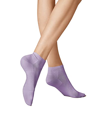 KUNERT Damen Sneaker Socken Liz antirutsch Rich-lilac 6780 39/42 von KUNERT