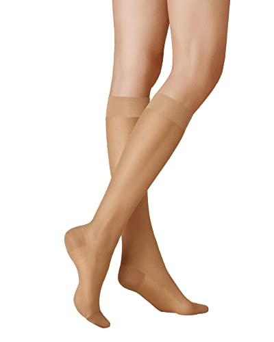 KUNERT Damen Kniestrümpfe Glatt & Softig 20 hautfreundlich 20 DEN Cashmere 0540 39-42 von KUNERT