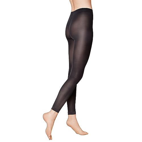 KUNERT Damen Leggings Velvet 80 weiches Abschlußbündchen 80 DEN Black 0500 42/44 von KUNERT