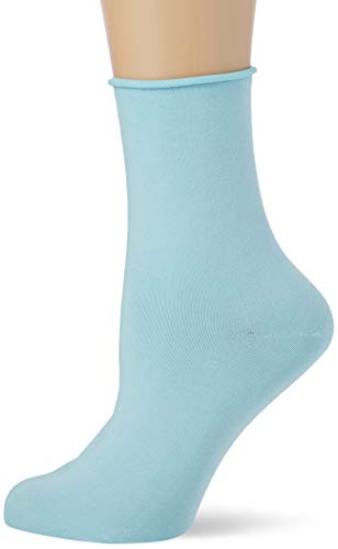 KUNERT Damen Socken Sensual Cotton Rollrand 130 DEN Arctic 5960 39/42 von KUNERT