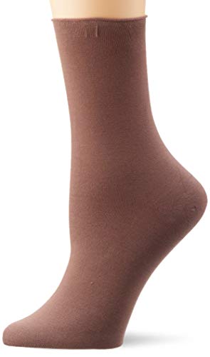 KUNERT Damen Socken Sensual Cotton Rollrand 130 DEN Mushroom 6250 39/42 von KUNERT