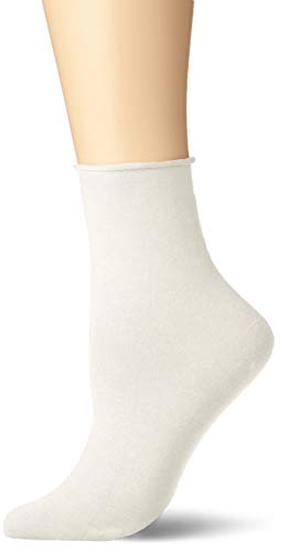 KUNERT Damen Socken Sensual Cotton Rollrand 130 DEN Winterweiss 2030 35/38 von KUNERT