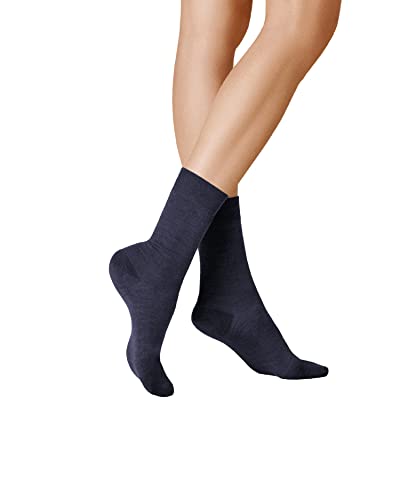 KUNERT Damen Socken Sensual Merino druckfreier Bund 150 DEN Nightblue 2220 39/42 von KUNERT