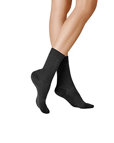 KUNERT Damen Socken Sensual Merino druckfreier Bund 150 DEN Black 0070 39/42 von KUNERT