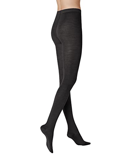 KUNERT Damen Strumpfhose Sensual Merino feuchtigkeitsregulierend 150 DEN Black 0070 48/50 von KUNERT