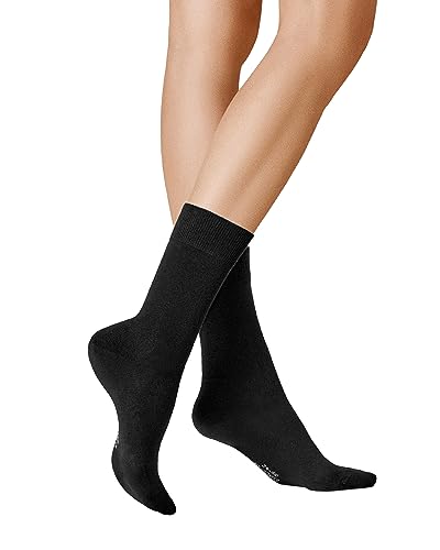 KUNERT Damen Socken Liz druckfreier Bund Black 0070 35/38 von KUNERT